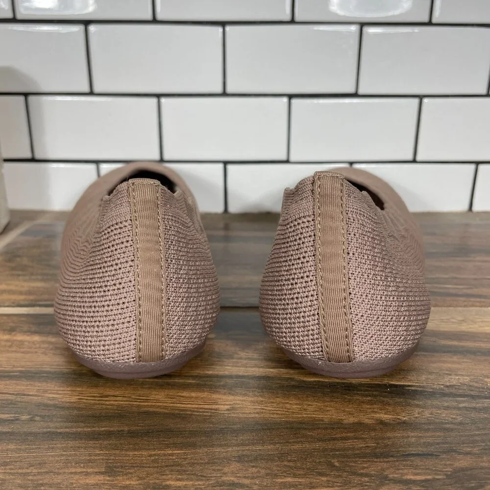 Skechers Cleo 2.0 Love Spell Shoes Womens Size 7 Mocha Stretch Fit Ballet Flats